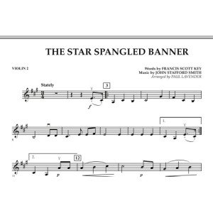 Star Spangled Banner - Violin 2