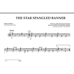 Star Spangled Banner - Percussion 1