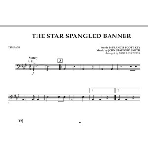 Star Spangled Banner - Timpani