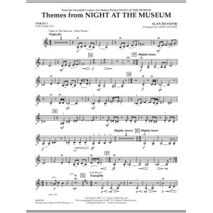 Themes from Night at the Museum - Violin 3 (Viola Treble Clef)