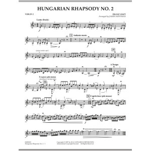 Hungarian Rhapsody No. 2 - Violin 2