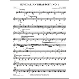 Hungarian Rhapsody No. 2 - Violin 3 (Viola Treble Clef)