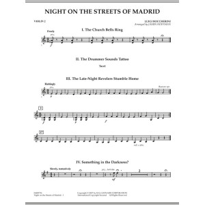 Night on the Streets of Madrid - Violin 2