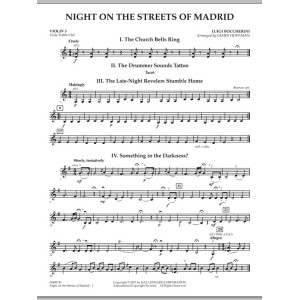 Night on the Streets of Madrid - Violin 3 (Viola Treble Clef)