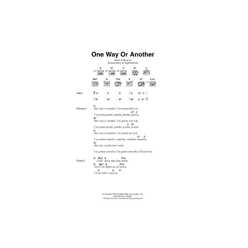 One Way Or Another