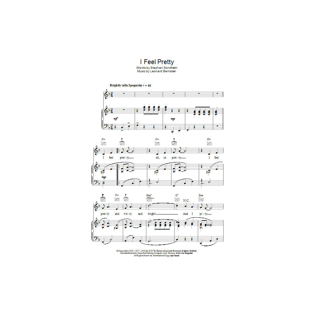 I Feel Pretty (from West Side Story)