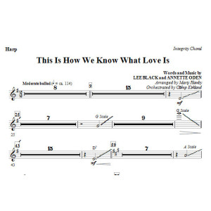This Is How We Know What Love Is - Harp