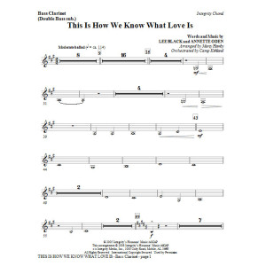 This Is How We Know What Love Is - Keyboard String Reduction