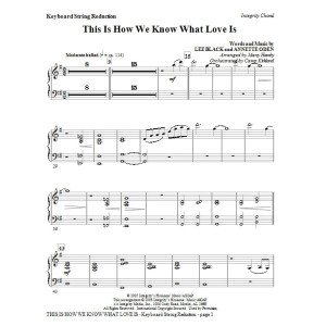This Is How We Know What Love Is - Rhythm