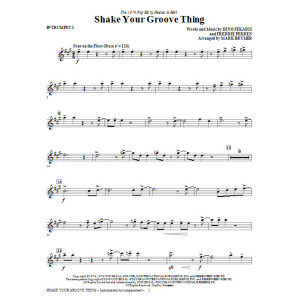 Shake Your Groove Thing - Trumpet 1