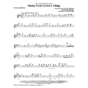 Shake Your Groove Thing - Tenorsaxophon