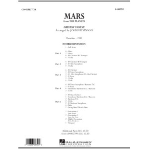 Mars (aus „Die Planeten“) – Vollständige Partitur