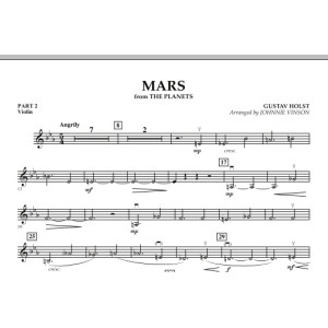 Mars (aus „Die Planeten“) - Teil 2 - Violine