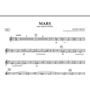 Mars (from "The Planets") - Pt.3 - F Horn