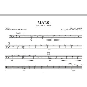 Mars (from "The Planets") - Pt.4 - Trombone/Bar. B.C./Bsn.