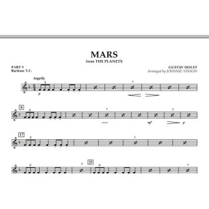 Mars (from "The Planets") - Pt.5 - Baritone T.C.