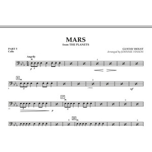 Mars (from "The Planets") - Pt.5 - Cello