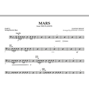 Mars (from "The Planets") - Pt.5 - String/Electric Bass