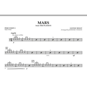 Mars (from "The Planets") - Percussion 1