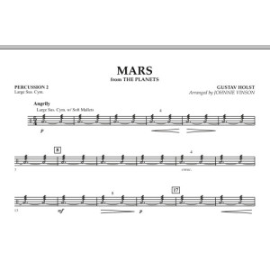 Mars (from "The Planets") - Percussion 2