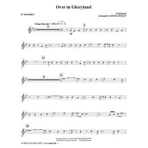 Over In The Gloryland - Bb Trumpet