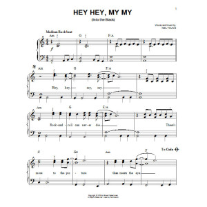 Hey Hey, My My (Into The Black)