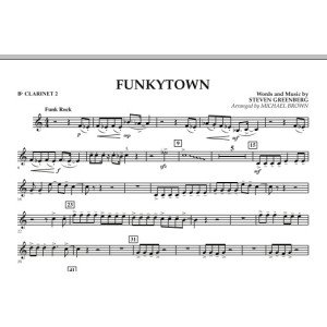 Funkytown - Bb Clarinet 2