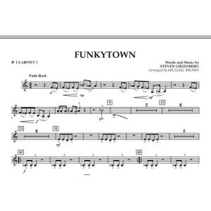 Funkytown - Bb Clarinet 3