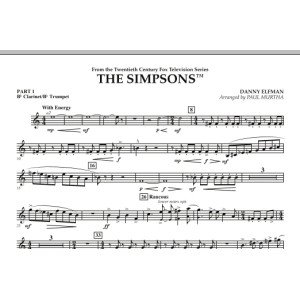 The Simpsons - Pt.1 - Bb Clarinet/Bb Trumpet