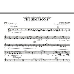 The Simpsons - Pt.2 - Bb Clarinet/Bb Trumpet