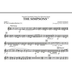The Simpsons - Pt.4 - Bb Tenor Sax/Bar. T.C.