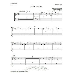 Flow To You - Percussion