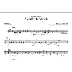Scarf Dance (from "Callirhoe") - Violin 3 (Viola Treble Clef)