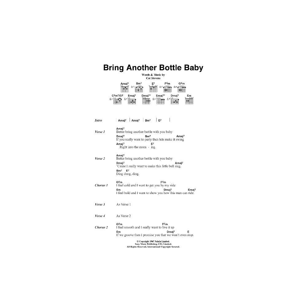Bring Another Bottle Baby