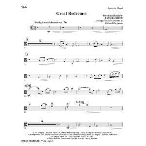 Great Redeemer - Cello