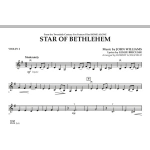 Star of Bethlehem (from "Home Alone") - Violin 2