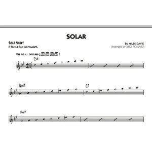 Solar - C Solo Sheet