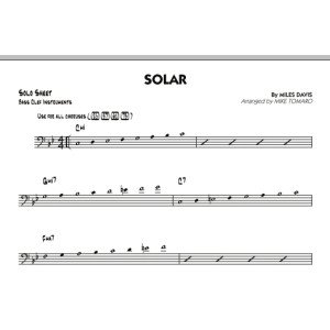 Solar - Bass Clef Solo Sheet
