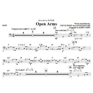 Open Arms - Bass