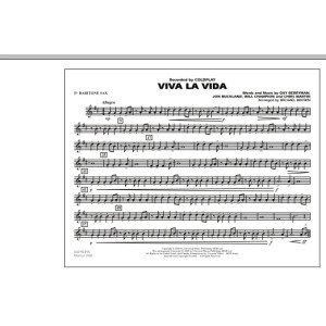 Viva La Vida - Eb Baritone Sax