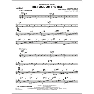 The Fool on the Hill (Flugelhorn Feature) - Solo Sheet
