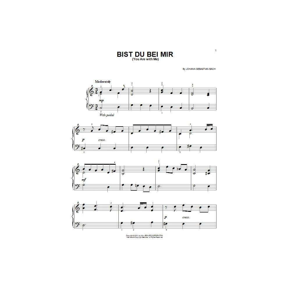 Bist Du Bei Mir (Du bist bei mir)