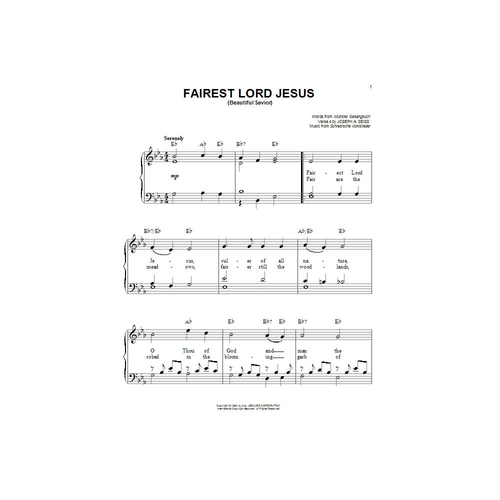 Fairest Lord Jesus