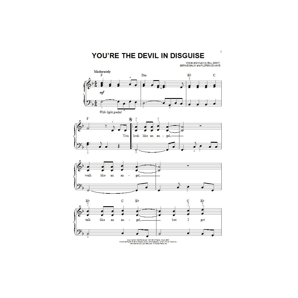 You're The Devil In Disguise