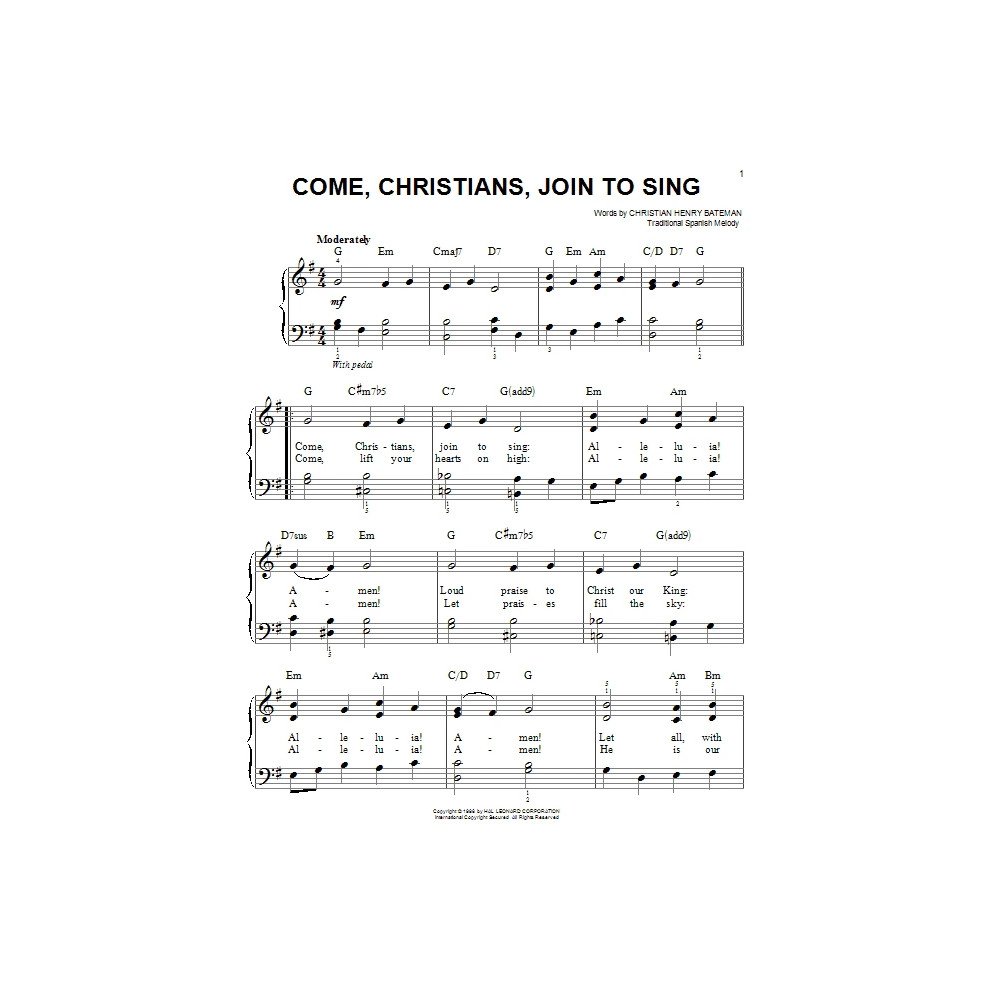 Kommt, Christen, stimmt ein Lied an