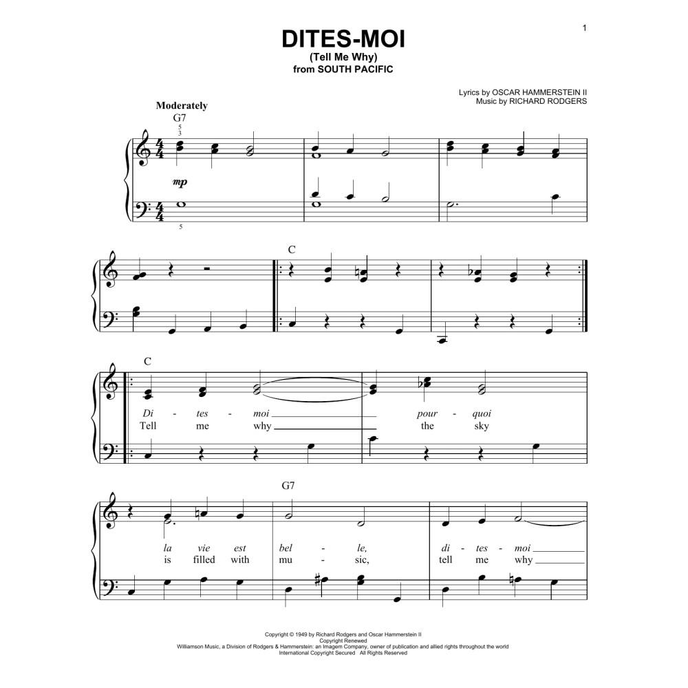 Dites-Moi (Tell Me Why)