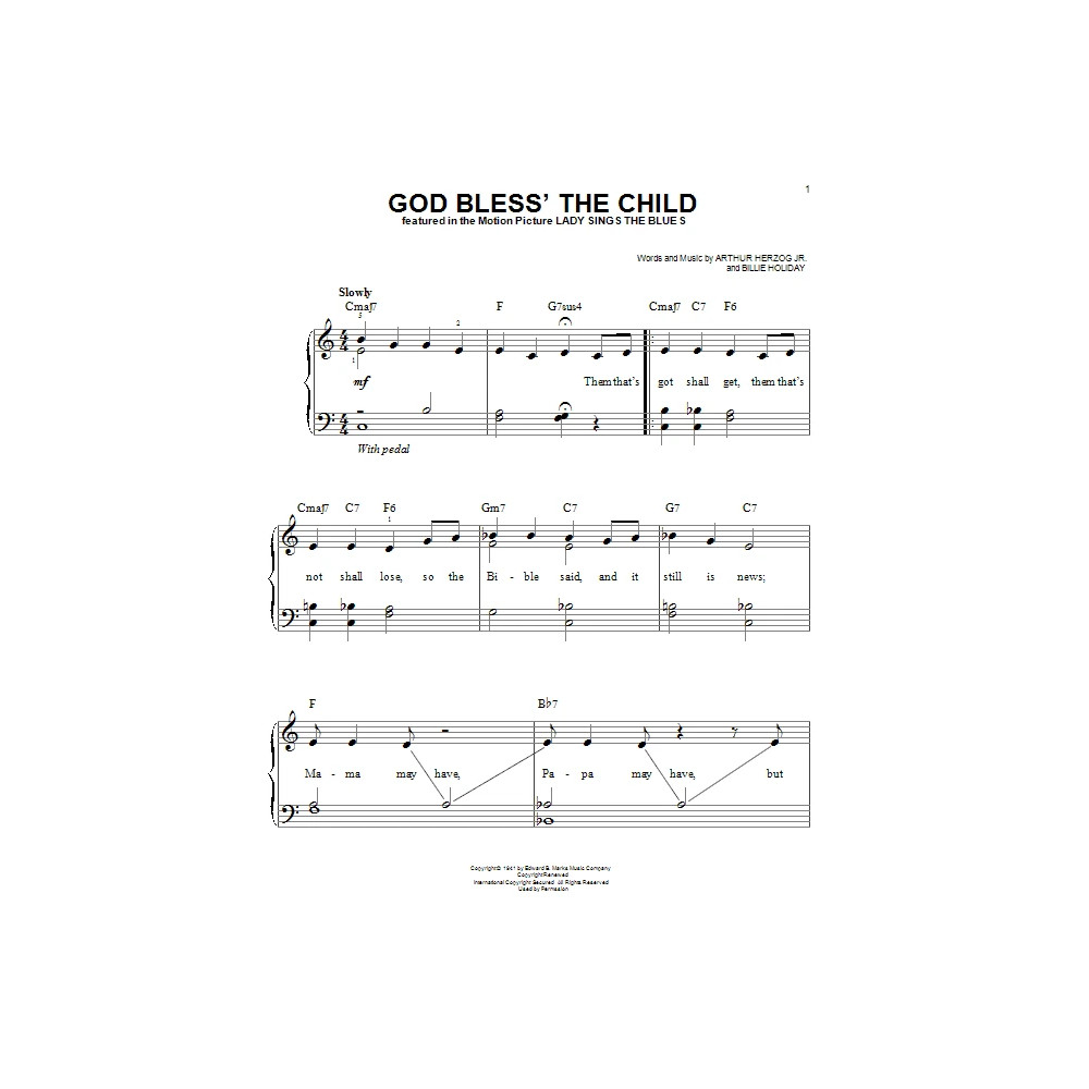 God Bless' The Child