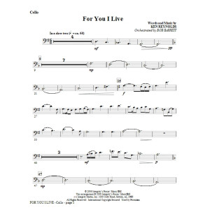 For You I Live - Double Bass