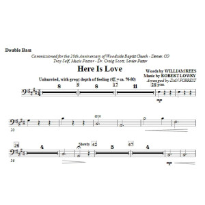 Here Is Love - Double Bass