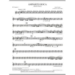 Amparito Roca - Bb Clarinet 1